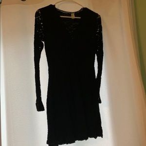 Black lace dress